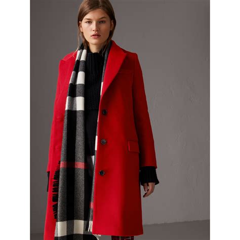 replica burberry duffle coat|burberry wool cashmere tailored coat.